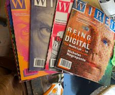 16 Vintage WIRED Magazines 1990s to the Early 2000s. Tech History / Collectible Set