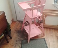antique baby chair