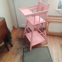 antique baby chair