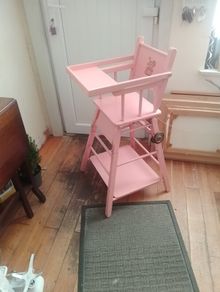 antique baby chair