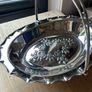 Antique Silver Plate Footed Basket with Handle Image 2