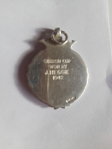 1942 Gibbon Cup Silver Medal