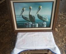 B Grant Pelicans oil on canvas