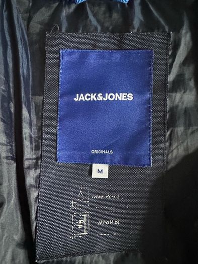 Jack & Jones Originals Blue Puffer Jacket