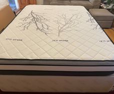 King size bed base and mattress