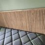Super King mattress with wooden bed Image 7