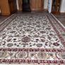 This is a Tabriz brand rug, specifically the Bergama design in ivory. 330x220 cm Image 8
