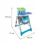 Infanti Adjustable Baby High Chair (Feeding Chair) Image 5