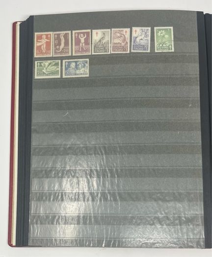 Collection: Thematic Red Cross, Malaria and For Young People stamps mainly used however some mint noted along with some miniature sheets on 28 pages