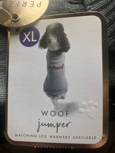 New X-Large Dog jumper