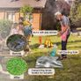 Portable Fire Pits,Outdoor Fire Pit Set Large Size 22inch with Fire Pit Mat and Carry Bag, 304 Stainless Steel Mesh Collapsible Firepit For Camping, BBQ, Backyard, Patio and Garden Image 4