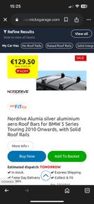 Roof Bars BMW F11 / F11 touring