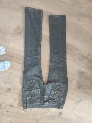 Vintage dark navy low slung jeans