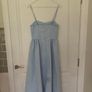 SheinElegant Women's Spaghetti Strap Long Puff Dress size XS baby blue Image 5