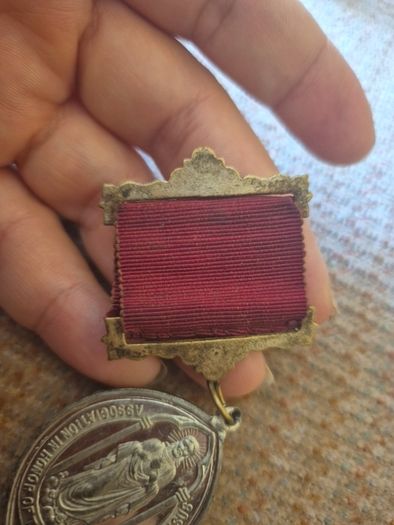 Unique Item. Late 1800s Religious Medal. Sacred Heart of Jesus. Religious.