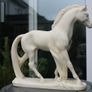 Vintage Greek Alabaster Statue Sculpture Art Figure 10 Inch x 9 Inch Tall Made in Greece Image 5
