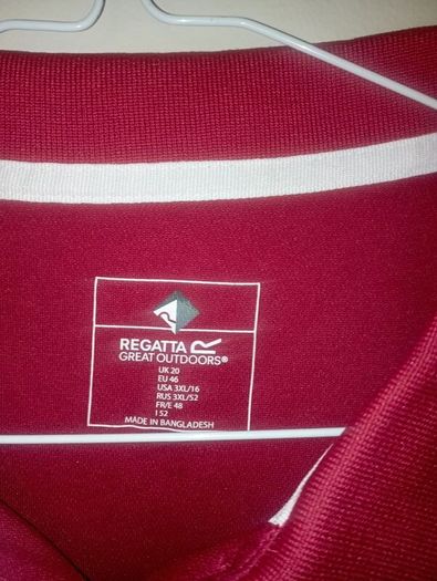 Regatta polo shirt size 20
