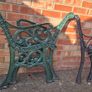 iron cast garden bench sides end Image 4