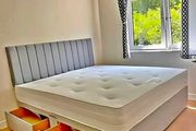 New Stylish single ,Double 4ft, 4ft6, King 5ft And 6ft Superking Sizes Divan Beds Instock. Drawers And Optional Tufted Mattresses Available. Free Delivery