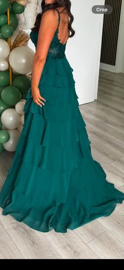 Debs dress size 8 colour deep sea green