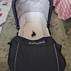 Out'nAbout Nipper Single Carrycot - Navy PRICE DROP!!!