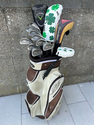 Full set of golf clubs