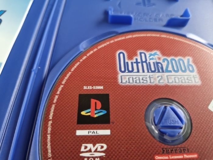 Outrun 2006 Coast 2 Coast Ferrari Official Product PlayStation2 Ps2 Games Original