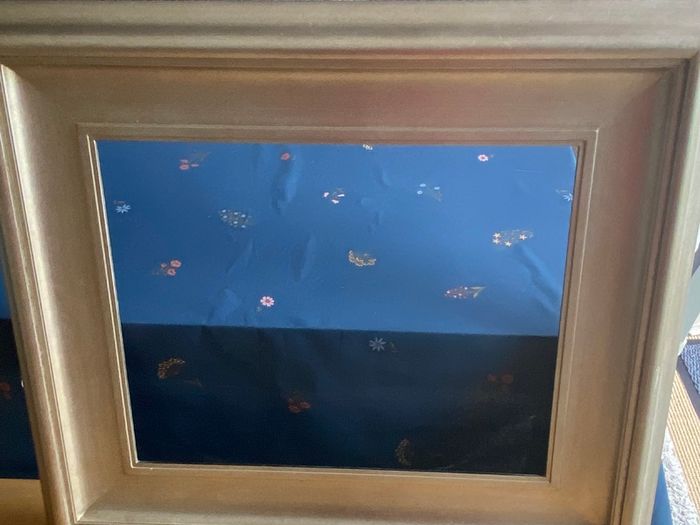 Large Frame Brushed Gold