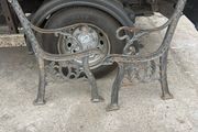 metal bench ends