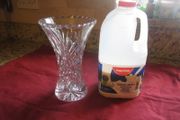 GALWAY Crystal vase    8 inch