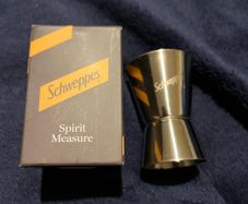 Schweppes Spirit Measures Stainless Steel Shot Brand new