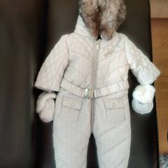 Brand new River Island winter snow suit little girls age 0-3 months Postage included