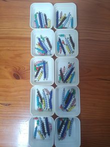Montessori Short Bead Stair Multiplication