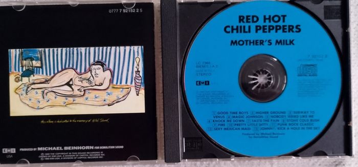 Red Hot Chili Peppers - Mother's Milk CD (1989) Original Release Alternative Funk Rock EX+