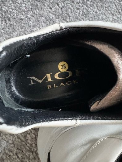Marco Moreo White Leather Trainers Size 38