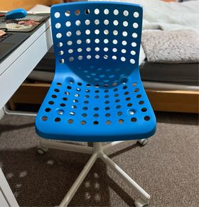 Office Chair Blue Excellent Condition