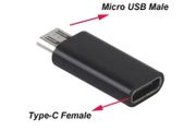 Micro USB Male to USB Type-C Female Adapter