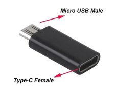 Micro USB Male to USB Type-C Female Adapter