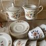 Arklow Pottery Ireland 21 Piece Teaset Bird of Paradise Image 5