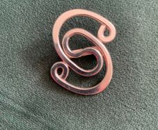 Silver brooch