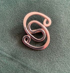 Silver brooch