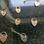 New 9ct Gold And Silver Padlocks.( Great Prices ) Even Have Rose Gold Swivel Clasps. Image 8