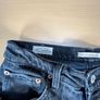 Levis Premium Ribcage Straight Ankle Womens Jeans W28 L25 Black Denim Button Fly Image 3