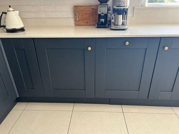 Kitchen with quartz worktop