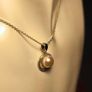 Sterling Silver Freshwater Cultured Pearl Pendant and Chain Image 5