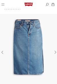 Levi's midi denim skirt