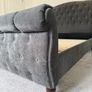 Grey king size bed frame Image 4