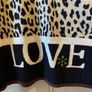 Punt Roma Leopard Print Knit Sweater Long Sleeve Top Size Large BNWT Image 3