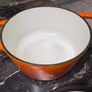 Vintage Retro Cast Iron Dutch Oven With Lid - Non-Stick Ovenproof, Enamelled Casserole Pot -Oven Safe Up To 500 F Image 6