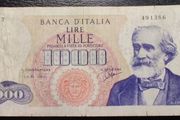 1000 Lire (Verdi) 1963 Italy